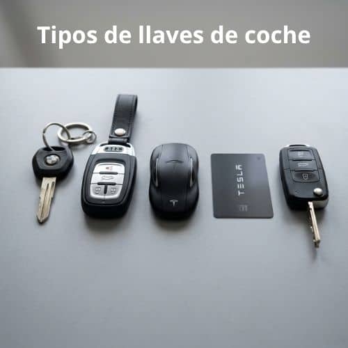 Tipos de llaves de coche