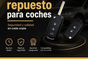 Llaves de repuesto para coches​
