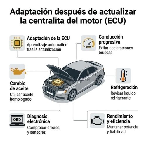 Adaptación despues de actualizar centralita motor