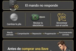 Qué hacer si el mando del coche se desconfigura o falla