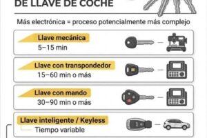 Cuanto se tarda en hacer una copia de llave de coche