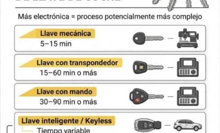 Cuanto se tarda en hacer una copia de llave de coche