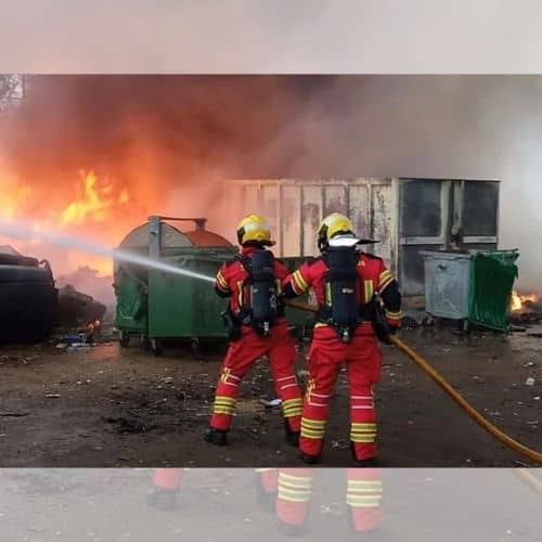 El incendio junto al vertedero de Cuenca queda controlado tras varias horas de intervención