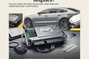 ¿Se puede poner una centralita de desguace?